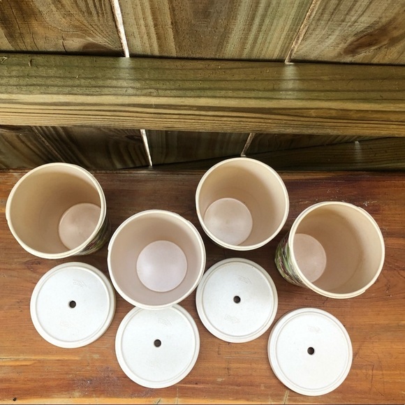 Set of 4 Patina Vie Holiday Holley Berry Bamboo Travel Tumblers & Lids Size 16oz - Picture 4 of 10